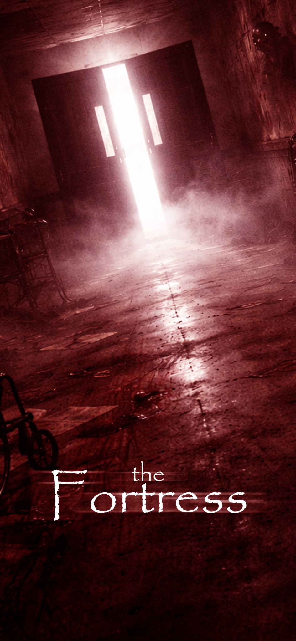 The Fortress red corridor opening door